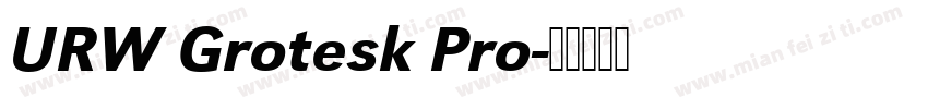 URW Grotesk Pro字体转换